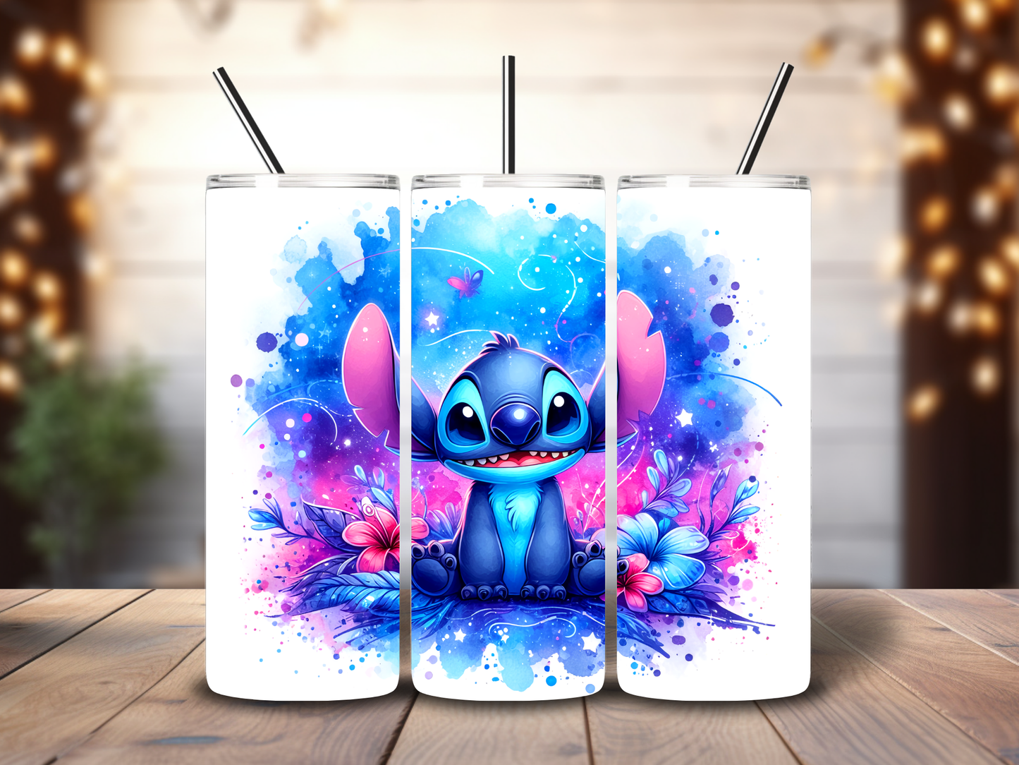 Stitch 20oz Snowglobe Design