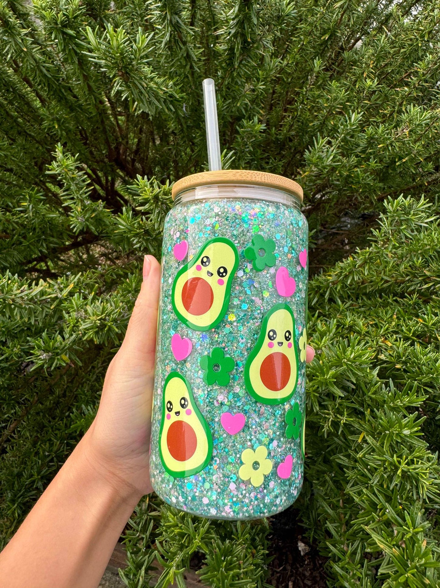 Avocado Snow Globe 16oz