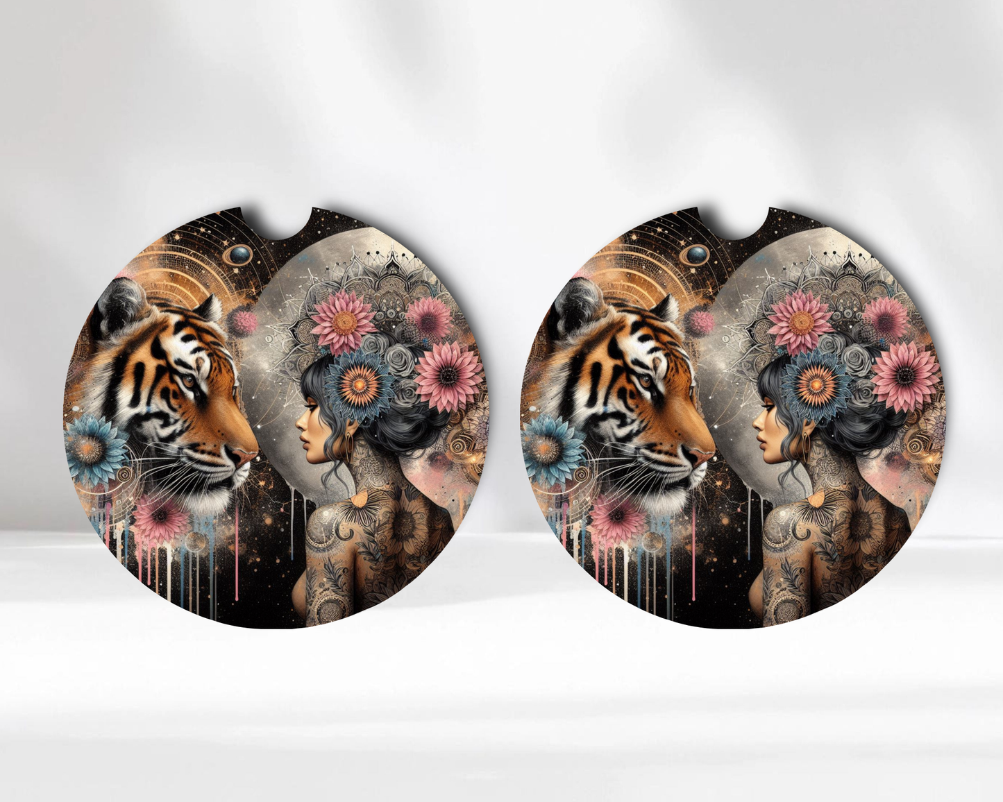 Tattoo Girl & Tiger