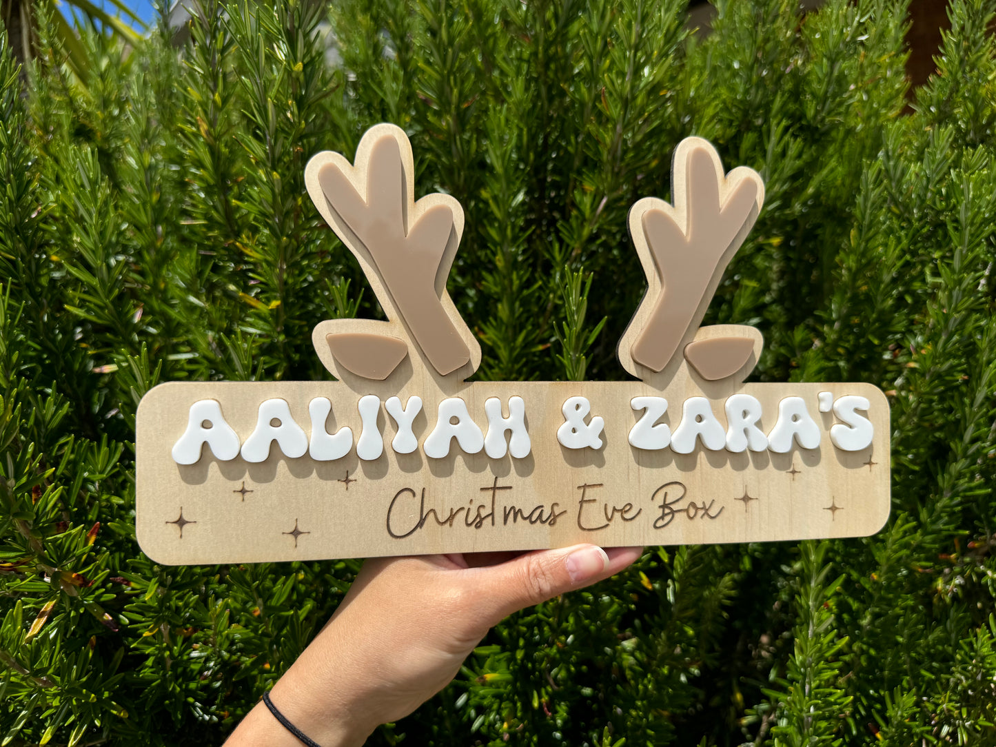Christmas Eve Box Plaque