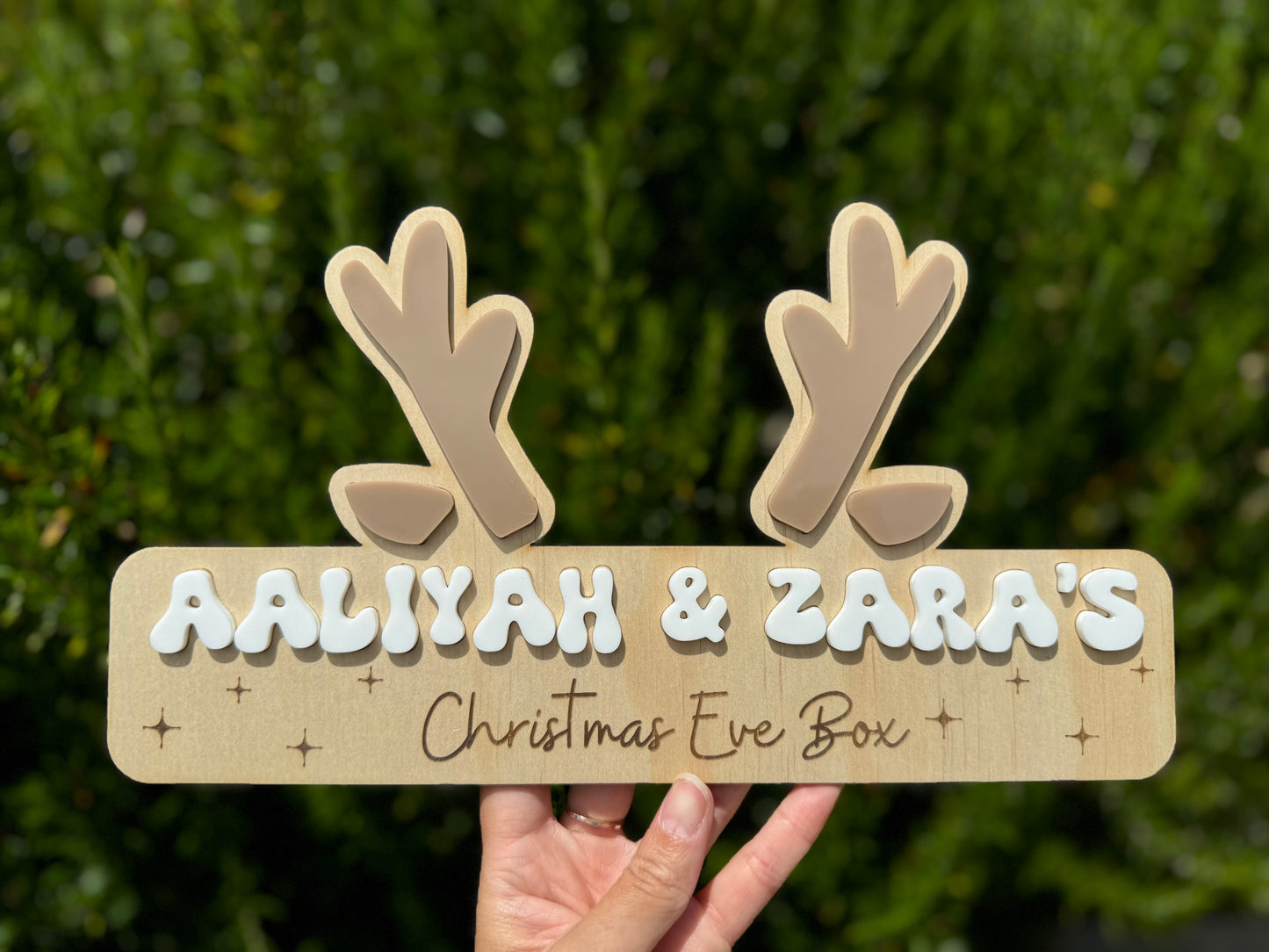 Christmas Eve Box Plaque